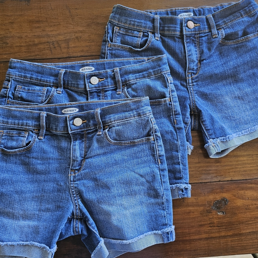 Old Navy Girls Denim Shorts 3 for $10